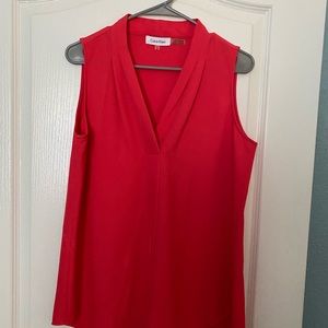 Calvin Klein sleeveless blouse size M